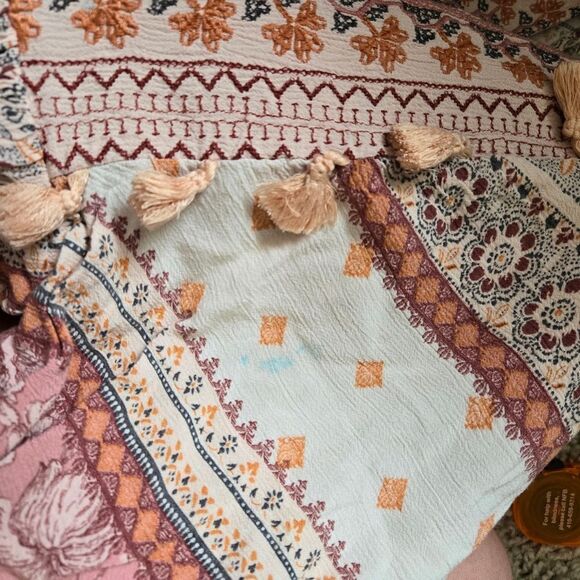 American Eagle Outfitters Boho Babydoll Blouse Size XS - Picture 7 of 7